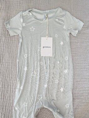 NWT Gunamuna T-shirt Shortie Romper, Wishful, 9-12M